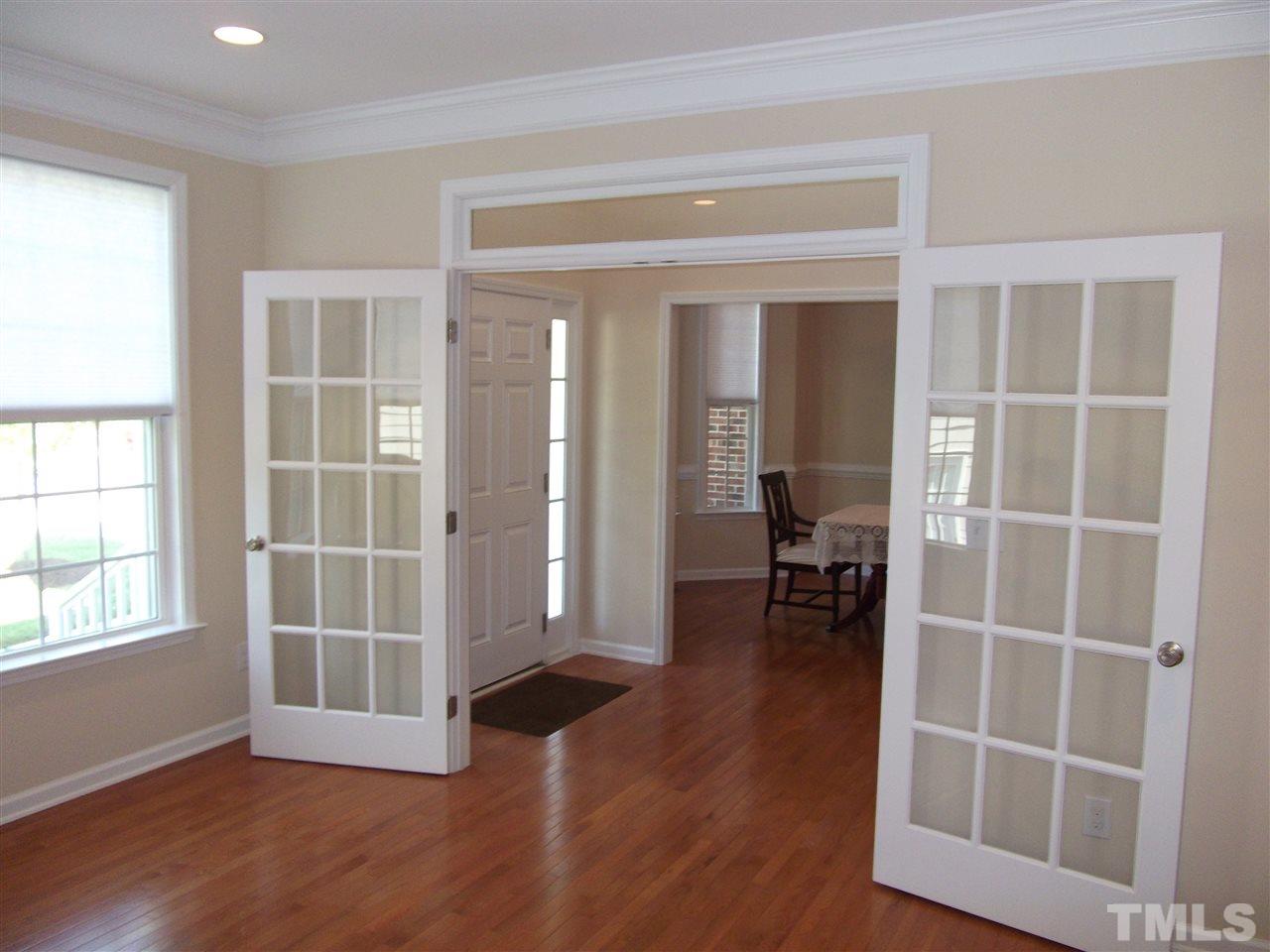 2993 Rolling Hill Road Durham, NC 27705 - Photo 6 of 25 French Doors lead into the Formal Living or Office area.