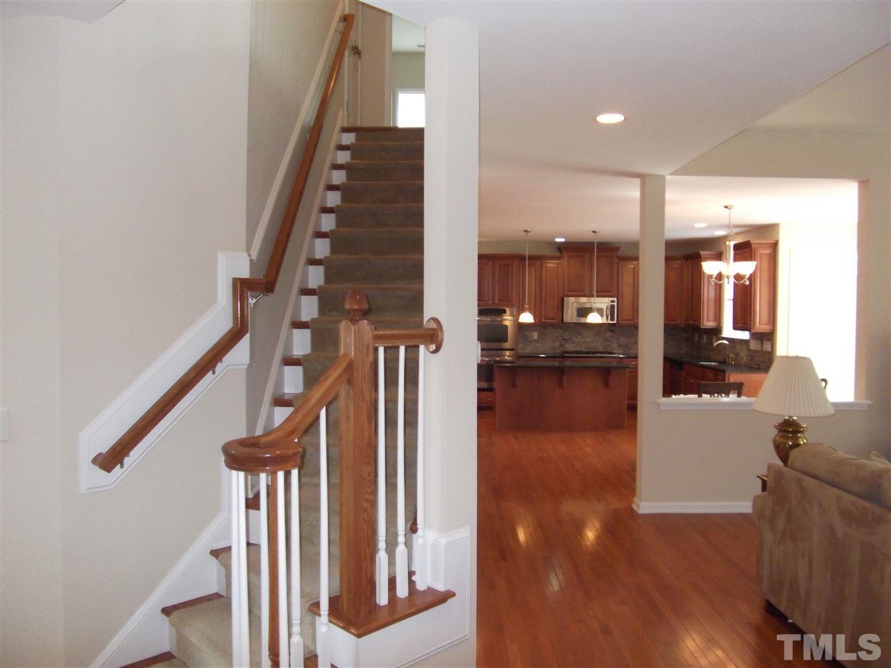 2993 Rolling Hill Road Durham, NC 27705 - Photo 10 of 25 Foyer leads to grand staircase introducing the owner to 4 bedrooms, Bonus room and 3 full baths.