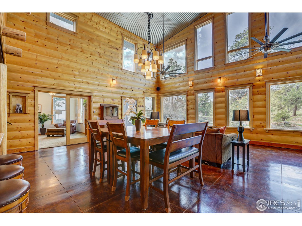 479 County Road 83 Boulder, CO 80302 - Photo 6 of 36 Dining area view to office