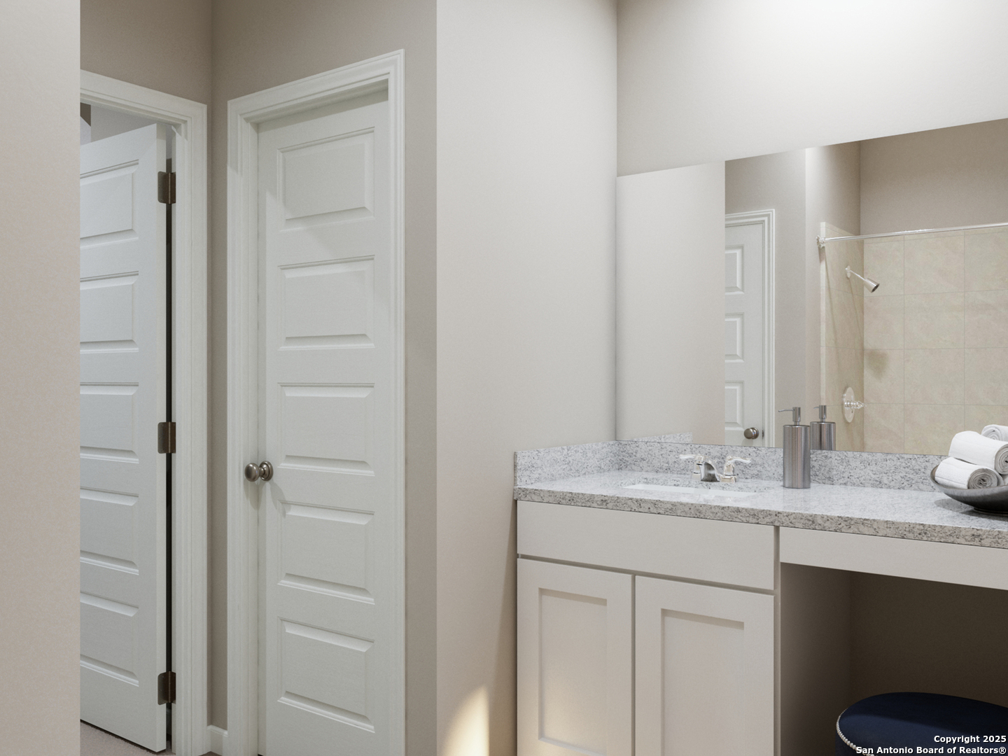 1228 Sweden Seguin, TX 78155 - Photo 15 of 30 a bathroom with a sink and a mirror