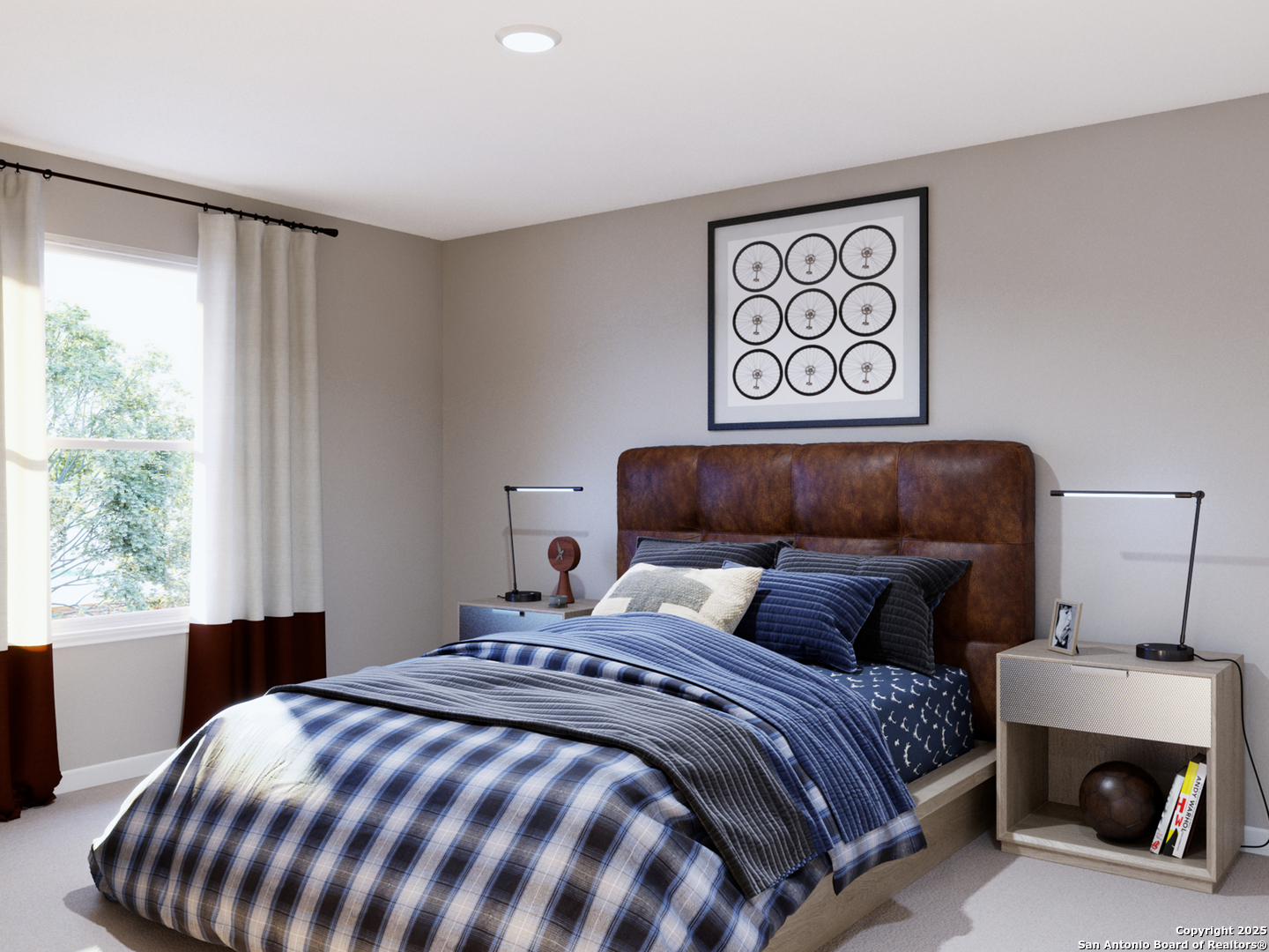 1228 Sweden Seguin, TX 78155 - Photo 21 of 30 a bedroom with a bed and a window