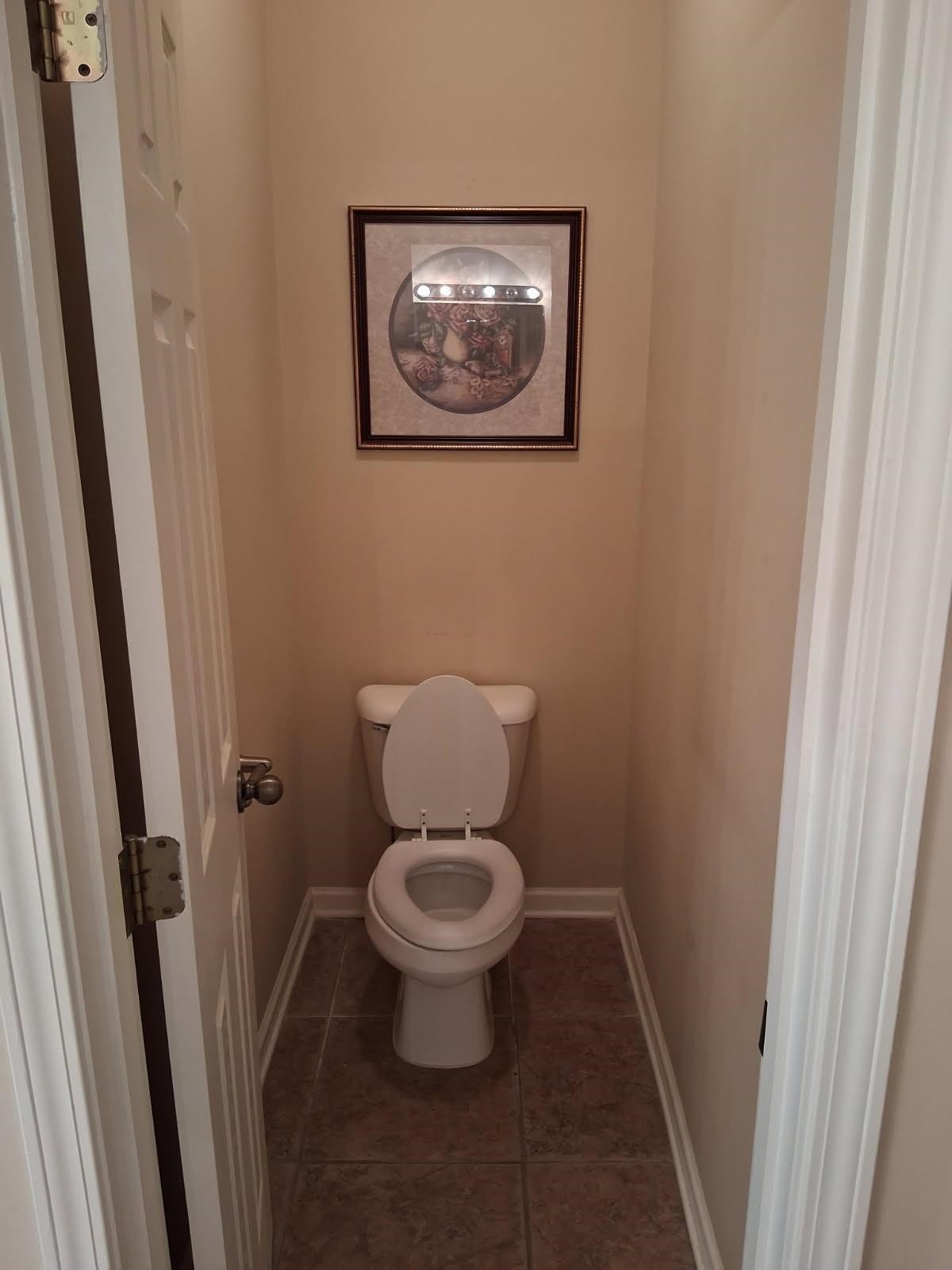 10481 Mabry Mill Road Cordova, TN 38016 - Photo 14 of 32 a white toilet sitting next to a small sink