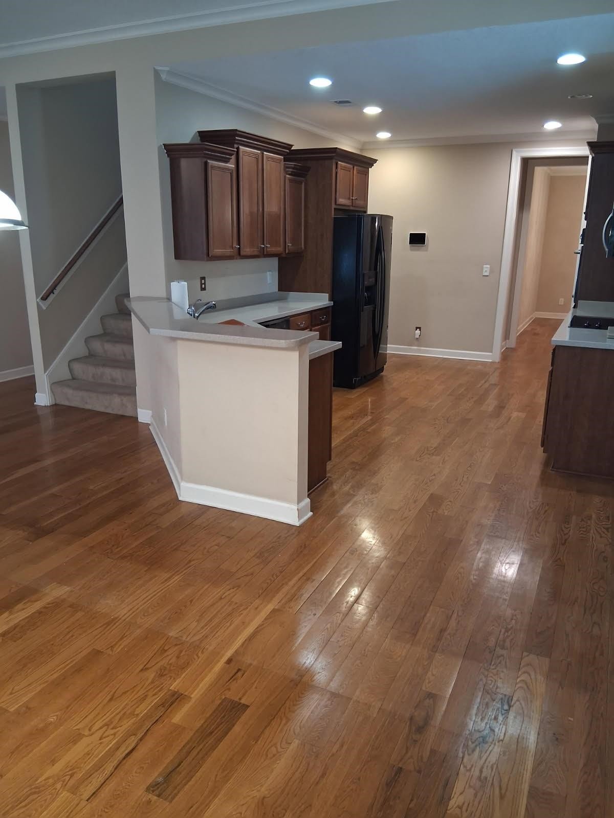 10481 Mabry Mill Road Cordova, TN 38016 - Photo 8 of 32 a view of kitchen with cabinets and wooden floor