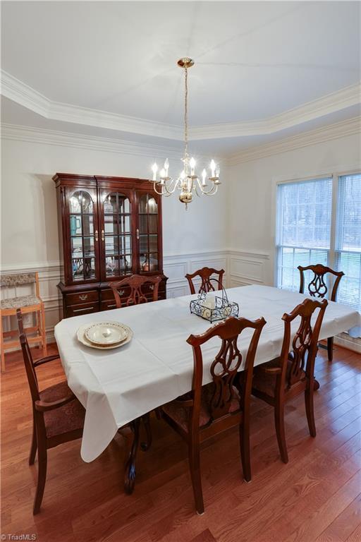 7925 Old Salisbury Road Linwood, NC 27299 - Photo 13 of 31 Dining Room with tray ceiling
