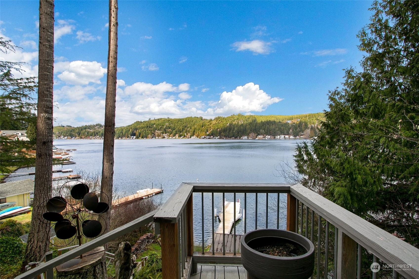 943 Summit Lake Shore Road Northwest Olympia, WA 98502 - Photo 28 of 40 a balcony view with an outdoor space