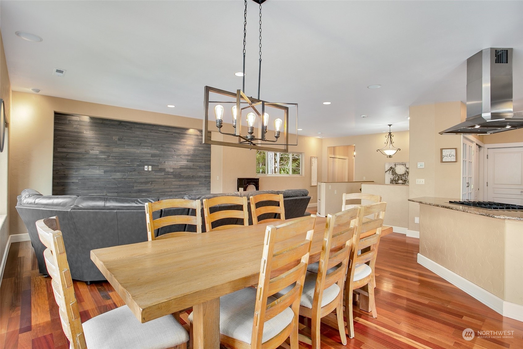 943 Summit Lake Shore Road Northwest Olympia, WA 98502 - Photo 7 of 40 a dinning table and chairs in the kitchen