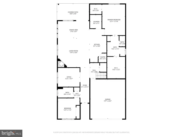 a picture of a bench in the window