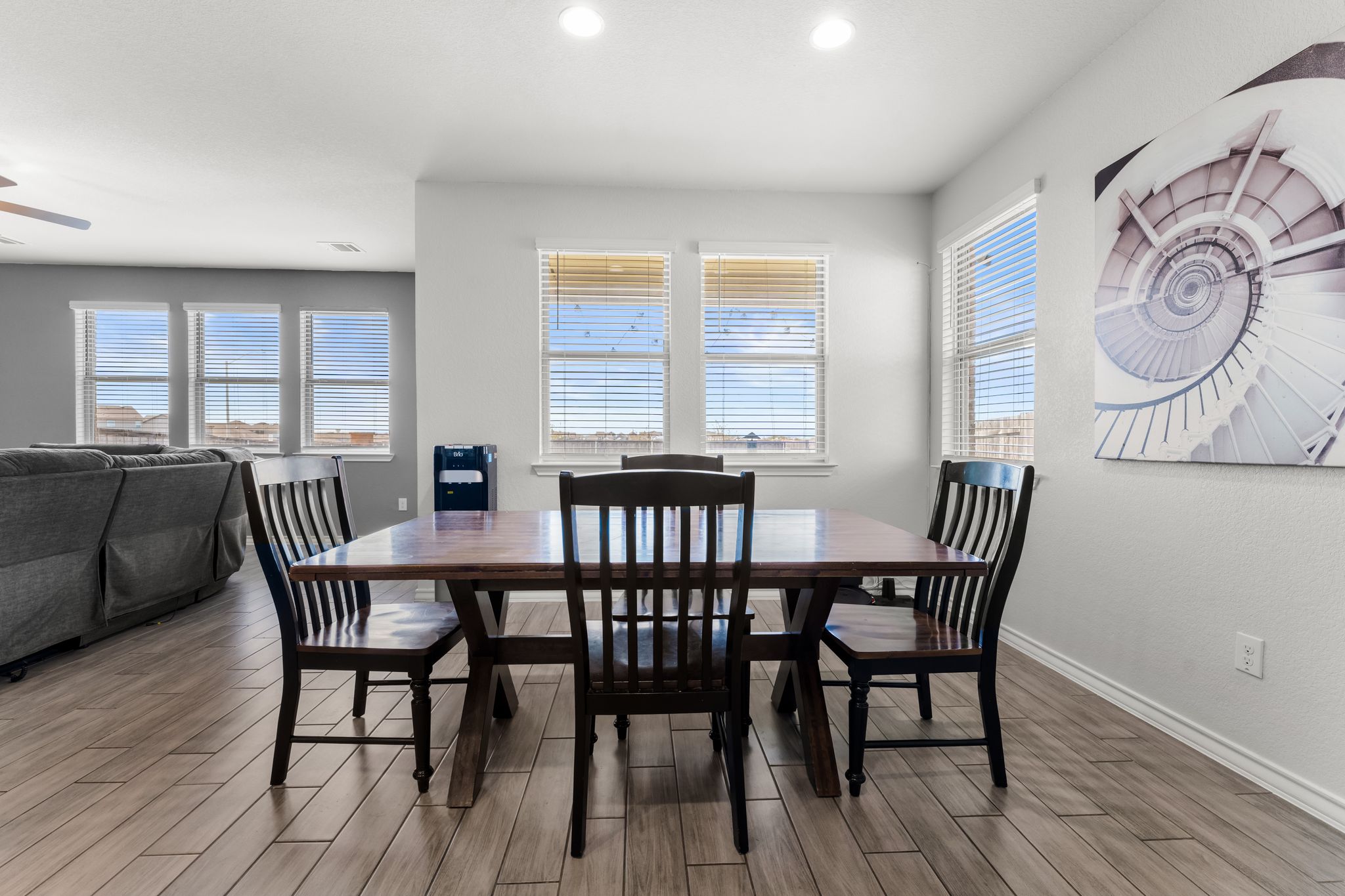974 Pepperbark Loop Buda, TX 78610 - Photo 14 of 40 Dining space featuring tons of natural light.