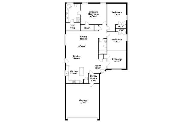 a picture of a floor plan