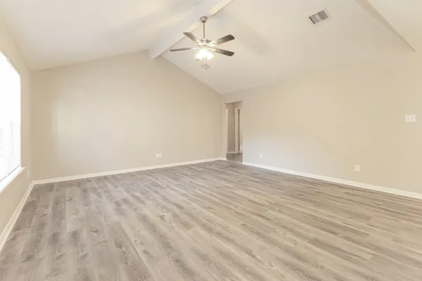 wooden floor in an empty room