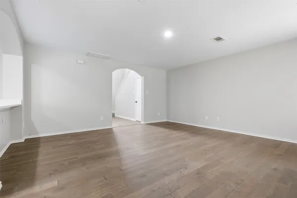 a view of an empty room