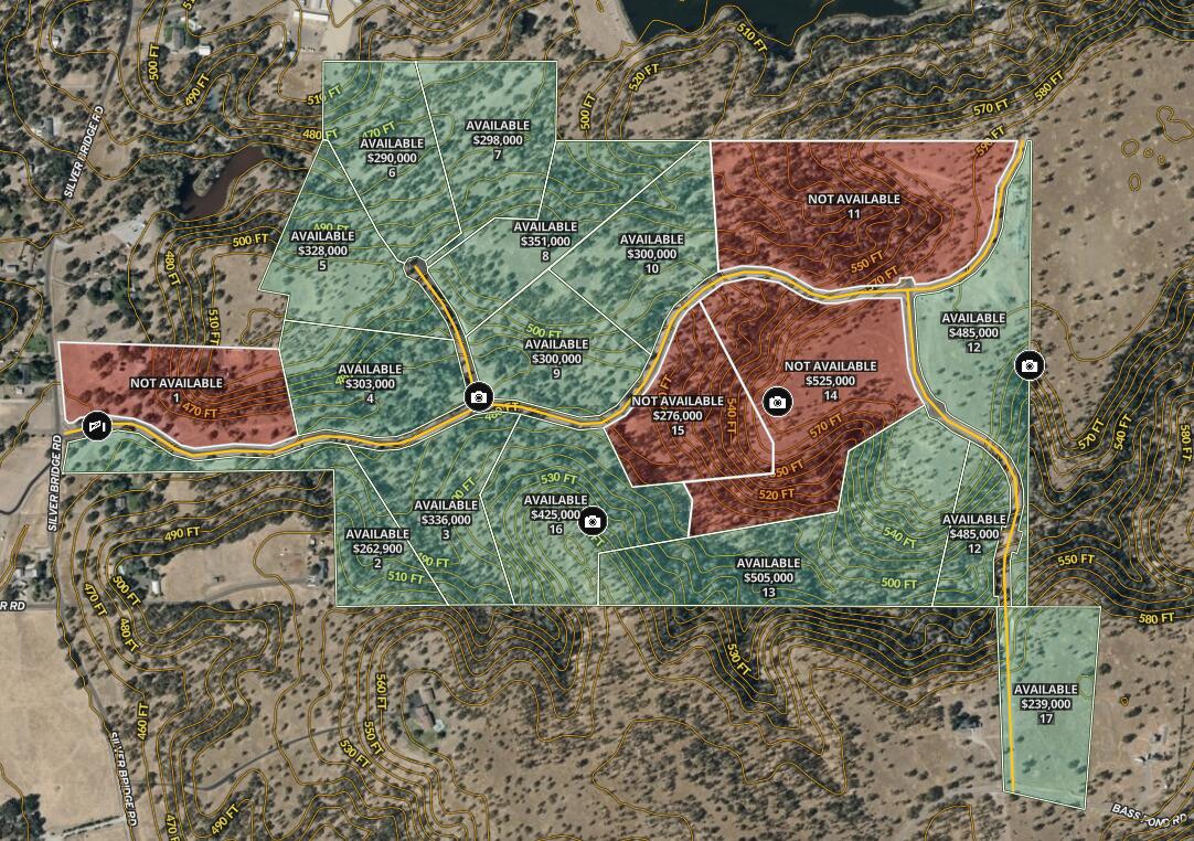 17 Bass Pond Road Palo Cedro, CA 96073 - Photo 2 of 23 Lot Map Silverbridge Highlands