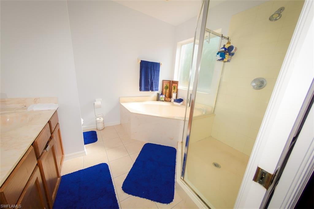17537 Cherry Ridge Lane Fort Myers, FL 33967 - Photo 14 of 20 a bathroom with a tub sink and mirror