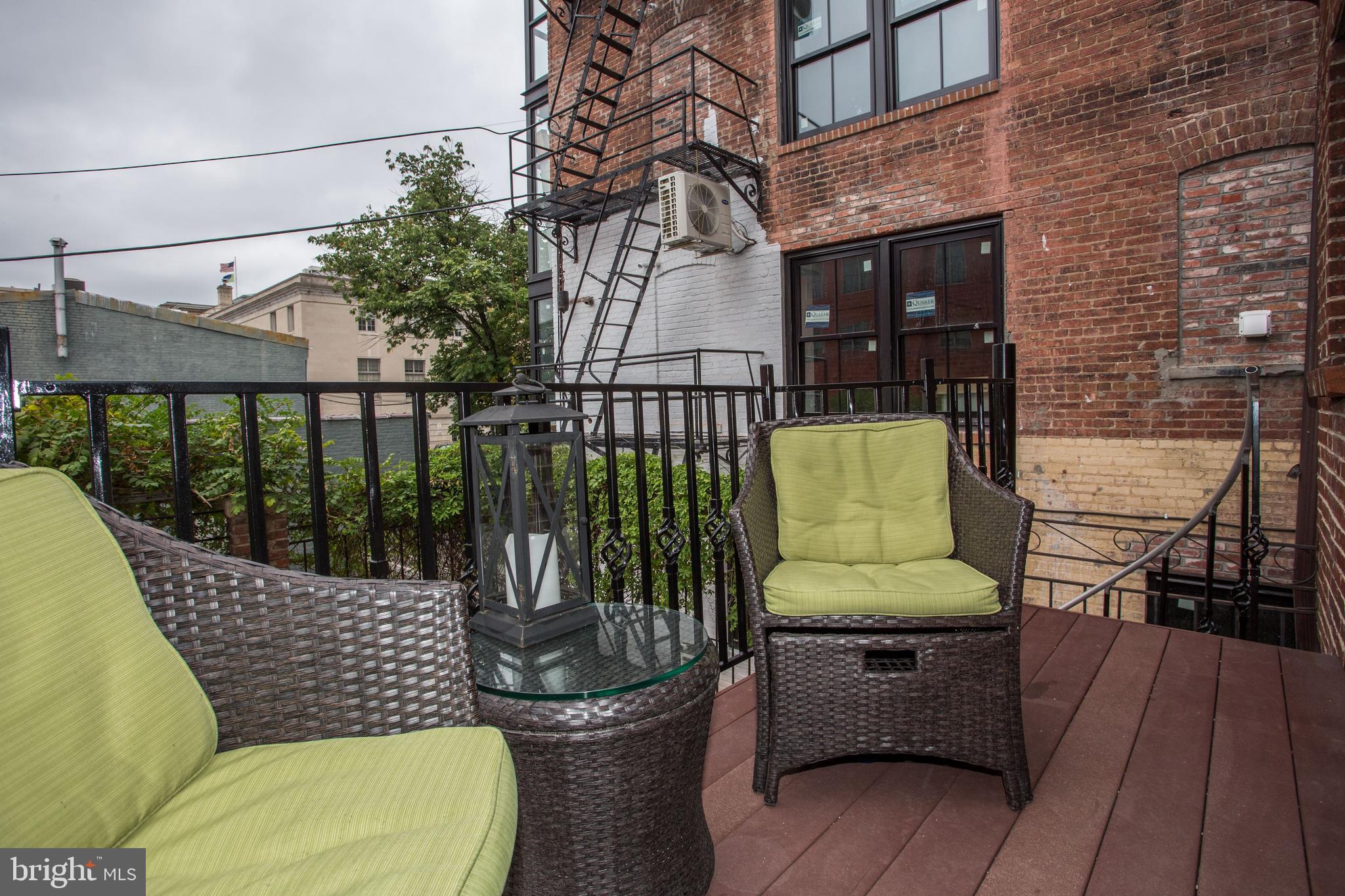 1410 15th Street Northwest Washington, DC 20005 - Photo 19 of 50 Views of Carnegie Institution on kitchen terrace