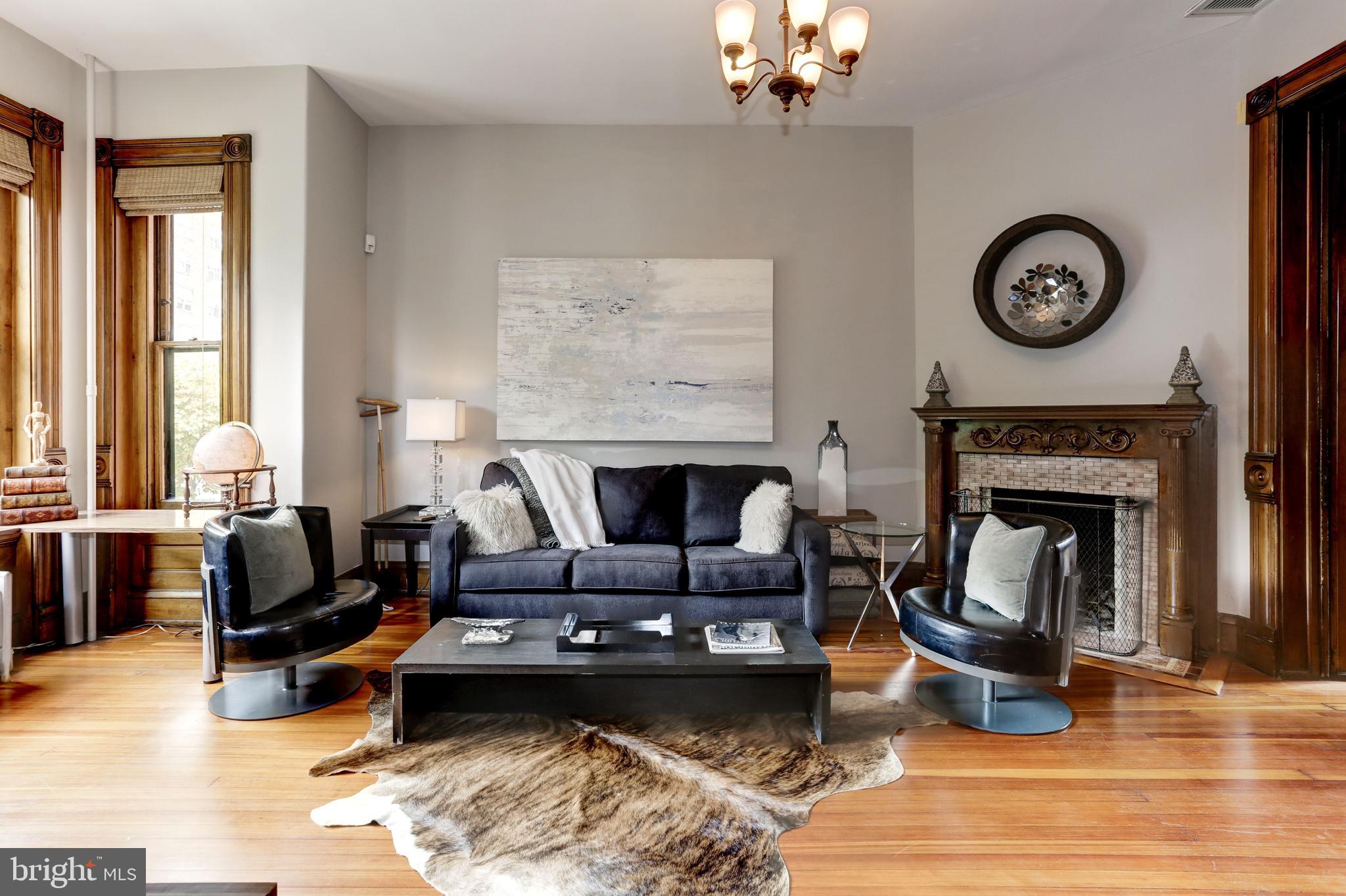 1410 15th Street Northwest Washington, DC 20005 - Photo 5 of 50 The townhouse offers three wood burning fireplaces