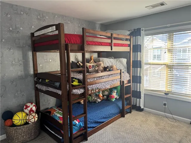 a room with furniture and window