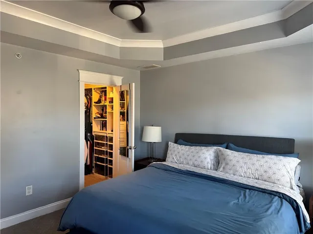 a view of hallway with livingroom