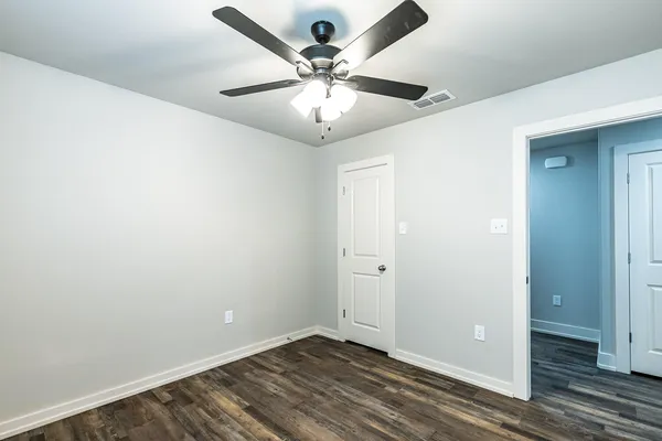 wooden floor in an empty room