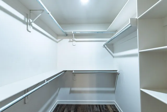 a view of walk in closet