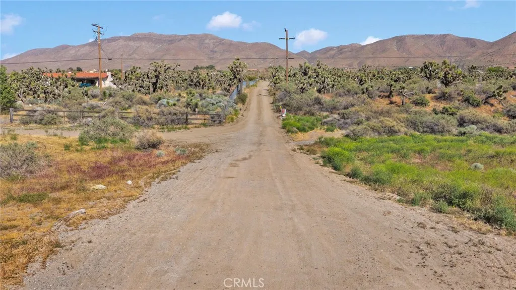 1 Lamprey Road Apple Valley, CA 92308 - Photo 9 of 9 a view of a dry field with mountains in the background