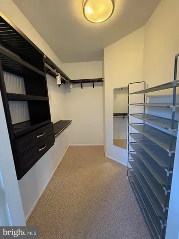 a view of walk in closet
