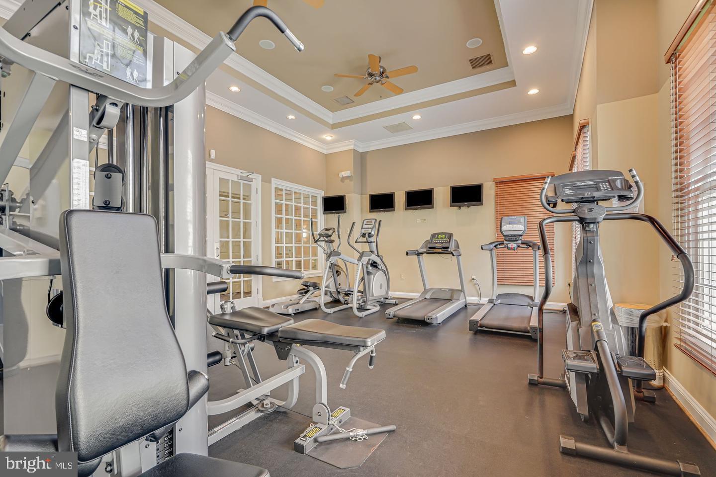 3009 Nicosh Circle, Unit 4302 Falls Church, VA 22042 - Photo 31 of 32 a view of a room with gym equipment
