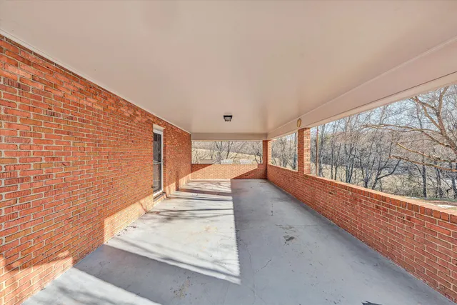 a view of a house with a patio