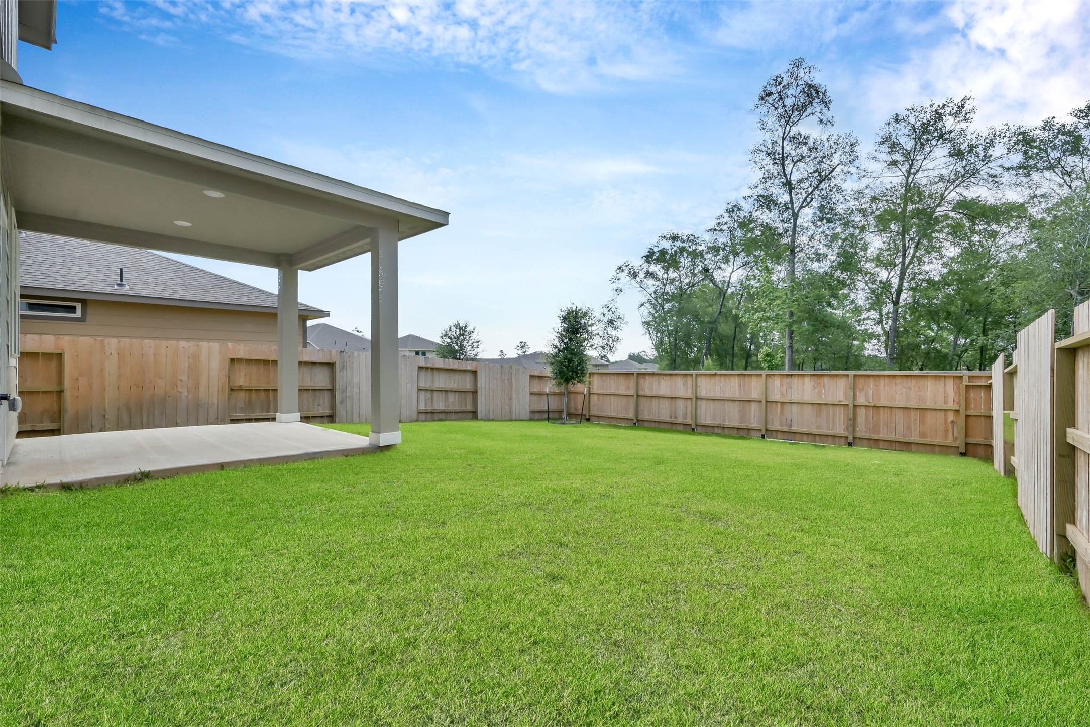213 Harper Ridge Drive Montgomery, TX 77316 - Photo 32 of 34 a view of a backyard