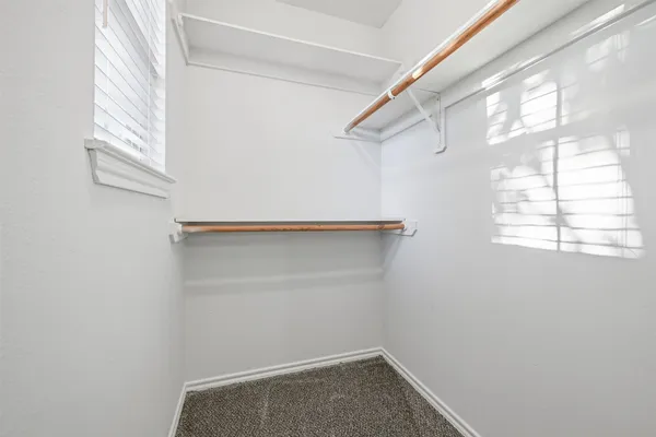 a small space with a window