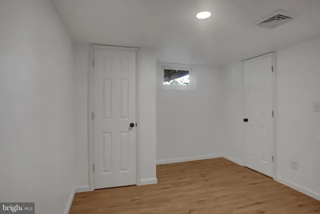 a view of empty room