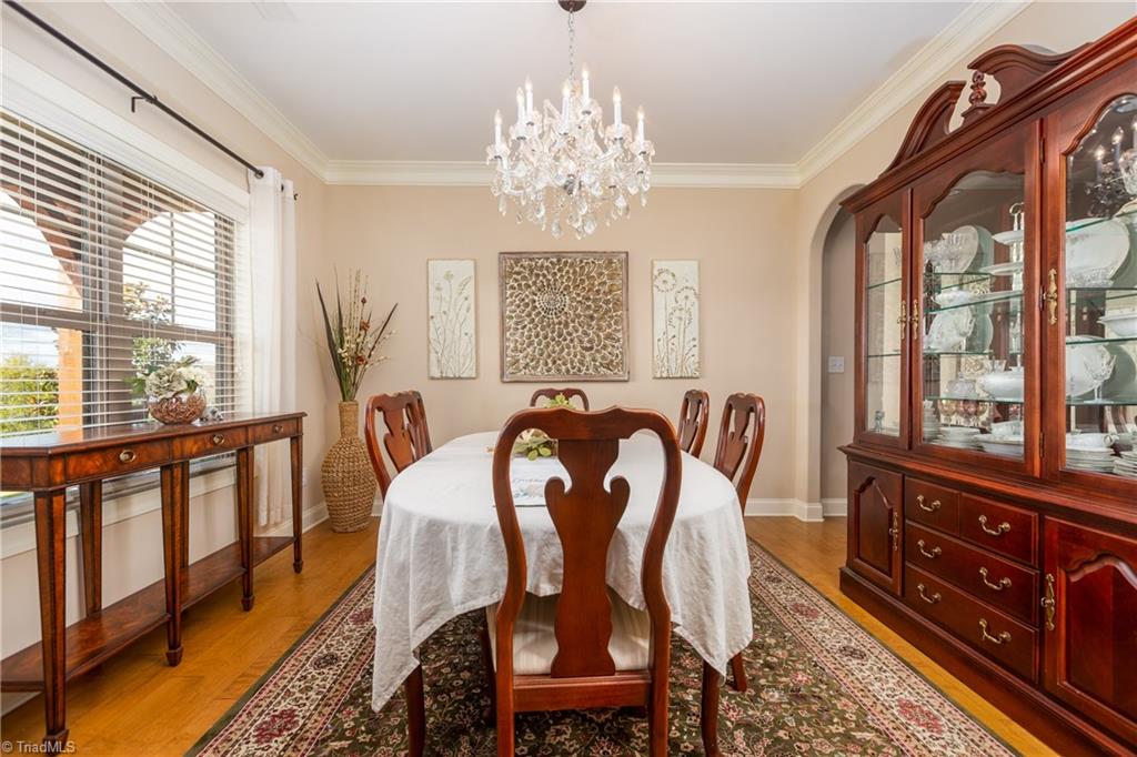 105 Mountain Ridge Court King, NC 27021 - Photo 14 of 43 The formal dining room is large enough to hold all the furniture you need