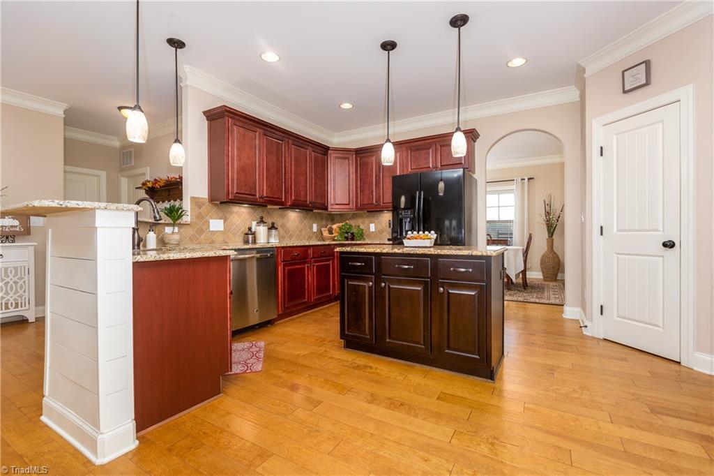105 Mountain Ridge Court King, NC 27021 - Photo 15 of 43 Open concept kitchen with corner pantry