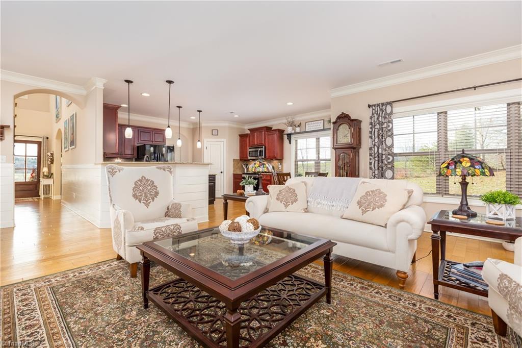 105 Mountain Ridge Court King, NC 27021 - Photo 22 of 43 View from living room fireplace