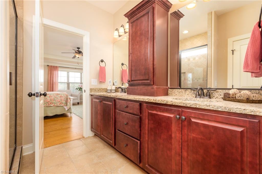 105 Mountain Ridge Court King, NC 27021 - Photo 29 of 43 Large double vanity in the master bath with extra storage space