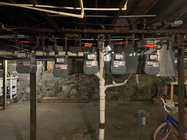 a water heater room