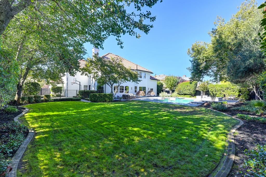 9042 Cedar Ridge Drive Granite Bay, CA 95746 - Photo 92 of 96 a view of a house with a big yard potted plants and large tree