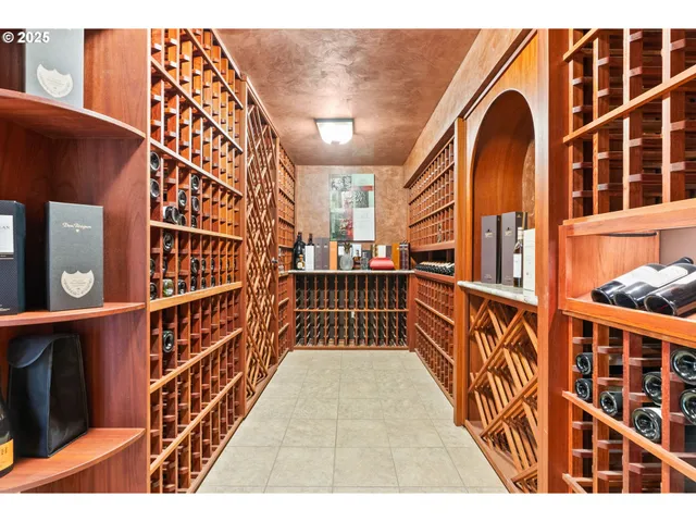 a view of balcony with wooden floor