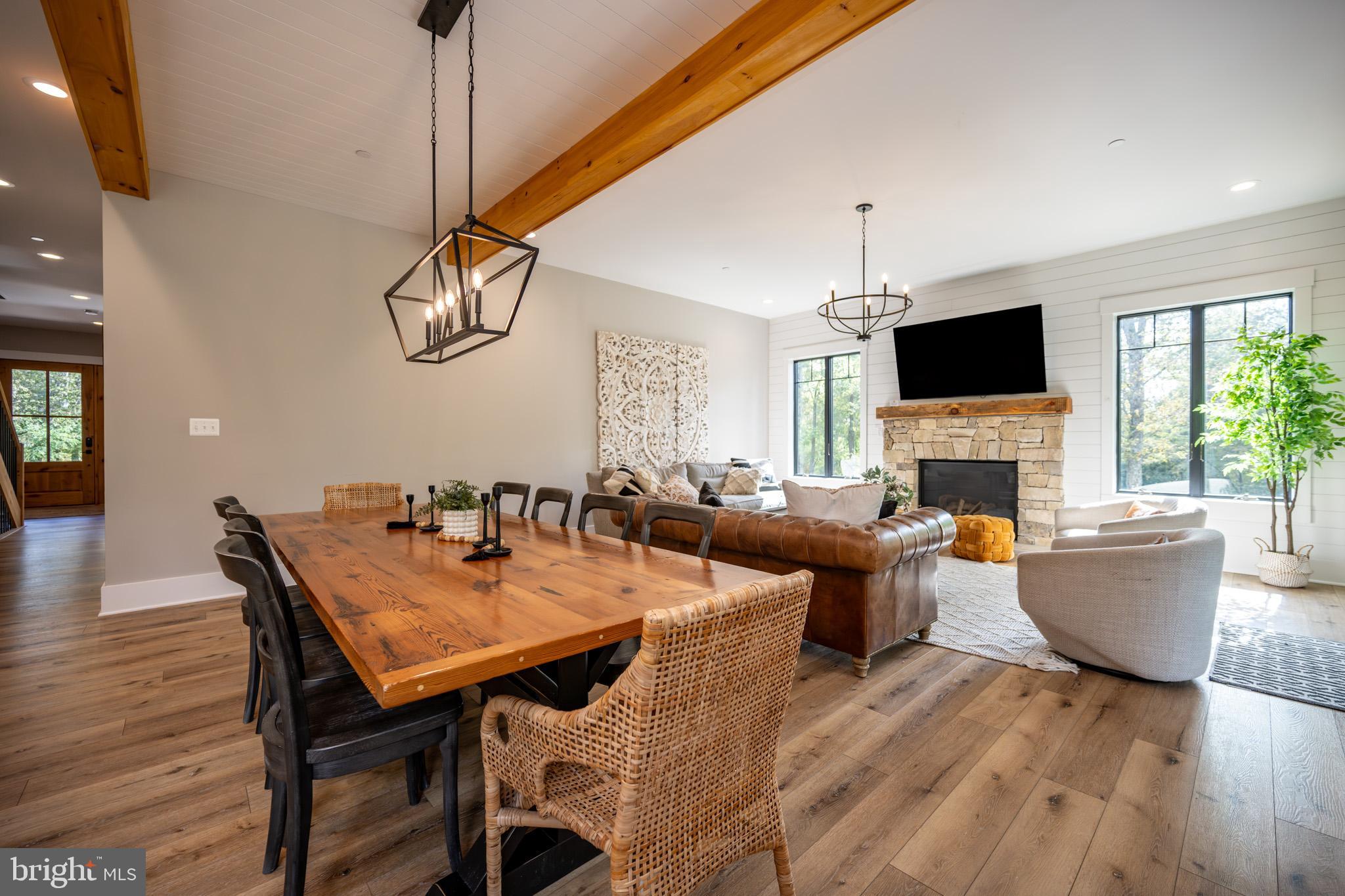 152 Ridge Run Road McHenry, MD 21541 - Photo 24 of 100 a living room with fireplace furniture and a flat screen tv
