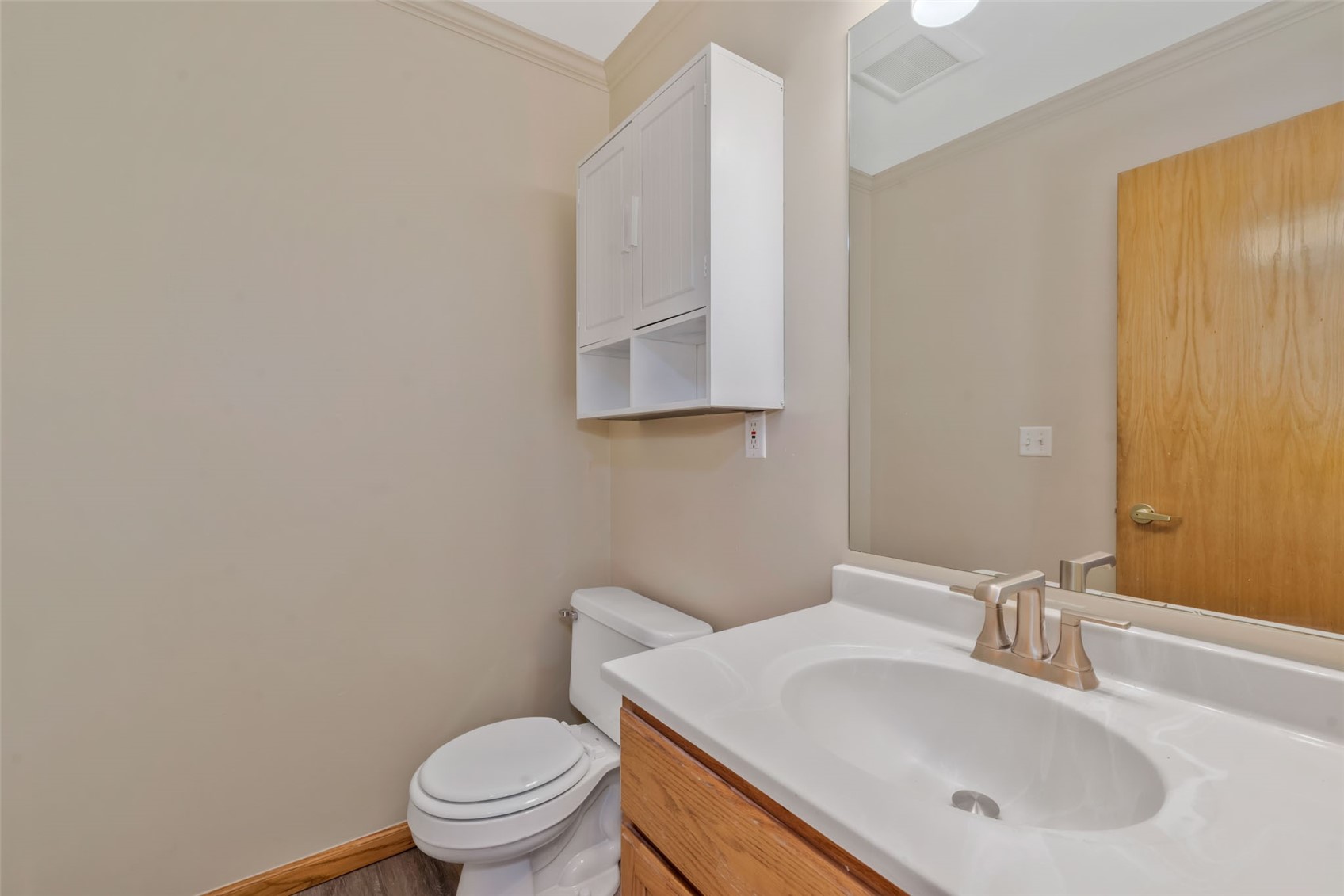 401 South 3rd Street, Unit 401 Hayden, CO 81639 - Photo 6 of 38 a bathroom with a sink a toilet and a mirror