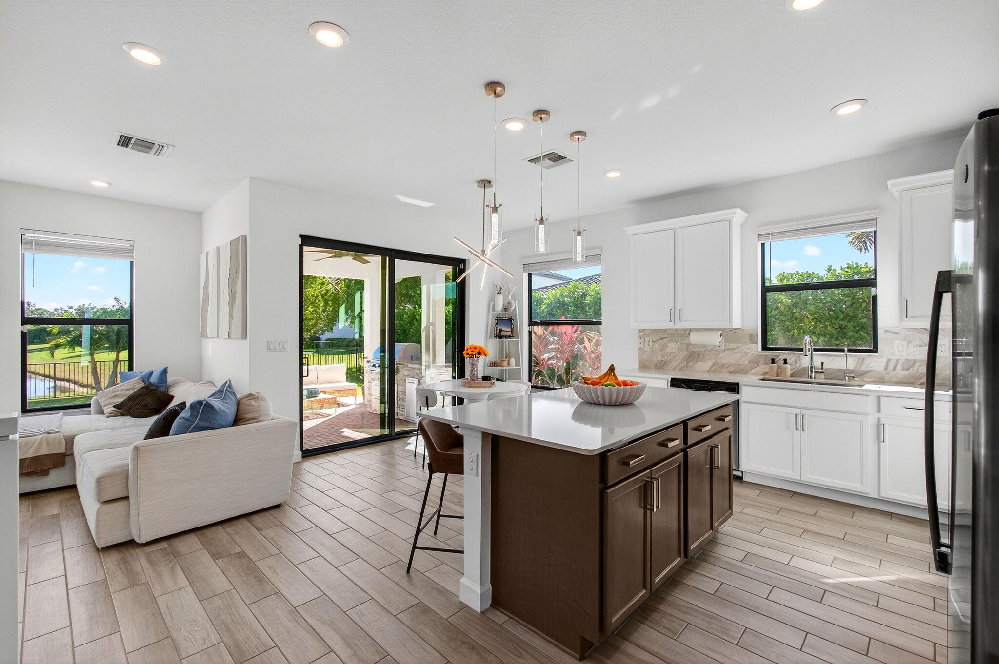 3502 Bauer Road Royal Palm Beach, FL 33411 - Photo 25 of 80 Contrasting Kitchen Island
