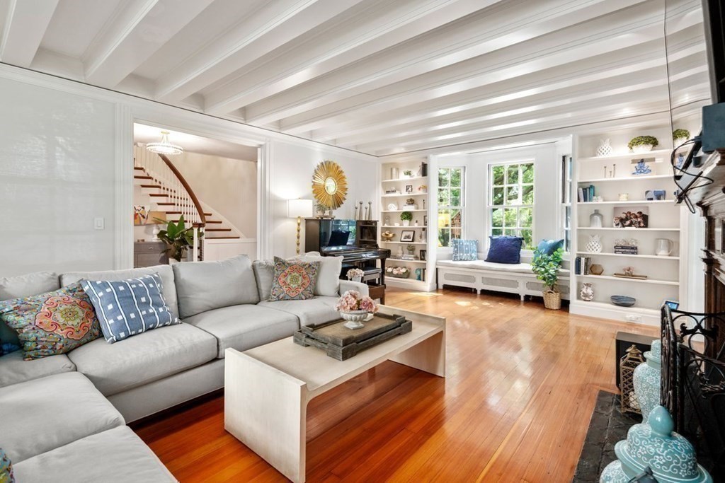 21 Windsor Road Wellesley, MA 02481 - Photo 12 of 28 a living room with furniture and a large window