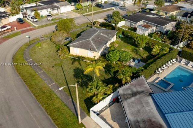 5455 Southwest 116th Avenue Miami, FL 33165 - Photo 12 of 18 an aerial view of a house with a yard