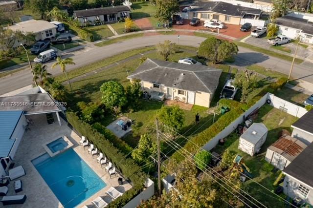 5455 Southwest 116th Avenue Miami, FL 33165 - Photo 18 of 18 an aerial view of residential houses with outdoor space