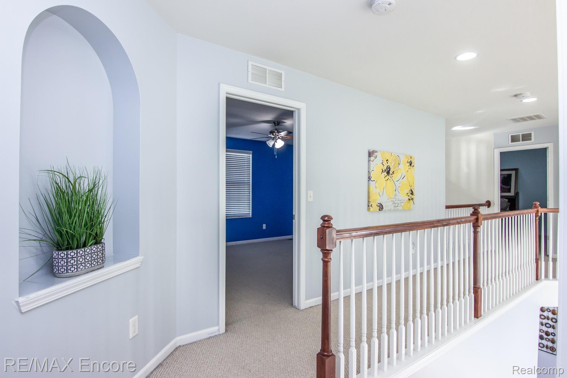 49776 Gracechurch Road Macomb, MI 48044 - Photo 22 of 40 Second Story Hallway Leading to 3 Additional Bedrooms