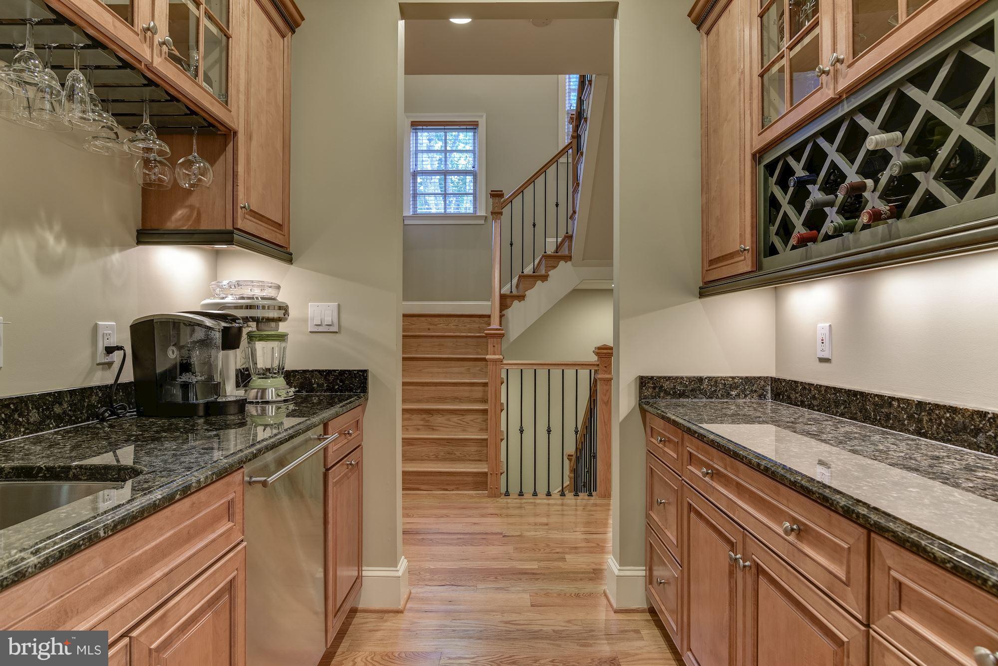13300 Query Mill Road North Potomac, MD 20878 - Photo 5 of 30 Full service wet bar w/BDW just off DR & kit
