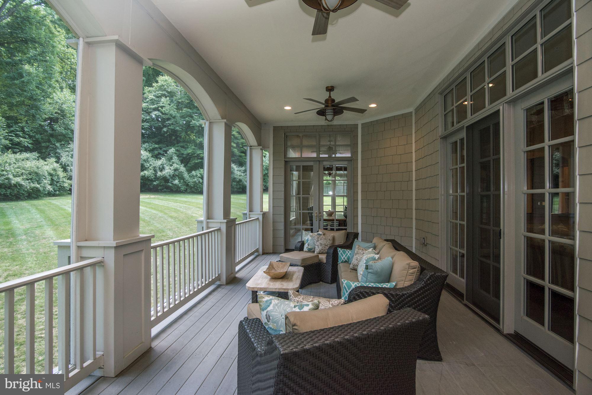 13300 Query Mill Road North Potomac, MD 20878 - Photo 8 of 30 Upper level Rear Screened-in Porch off family room