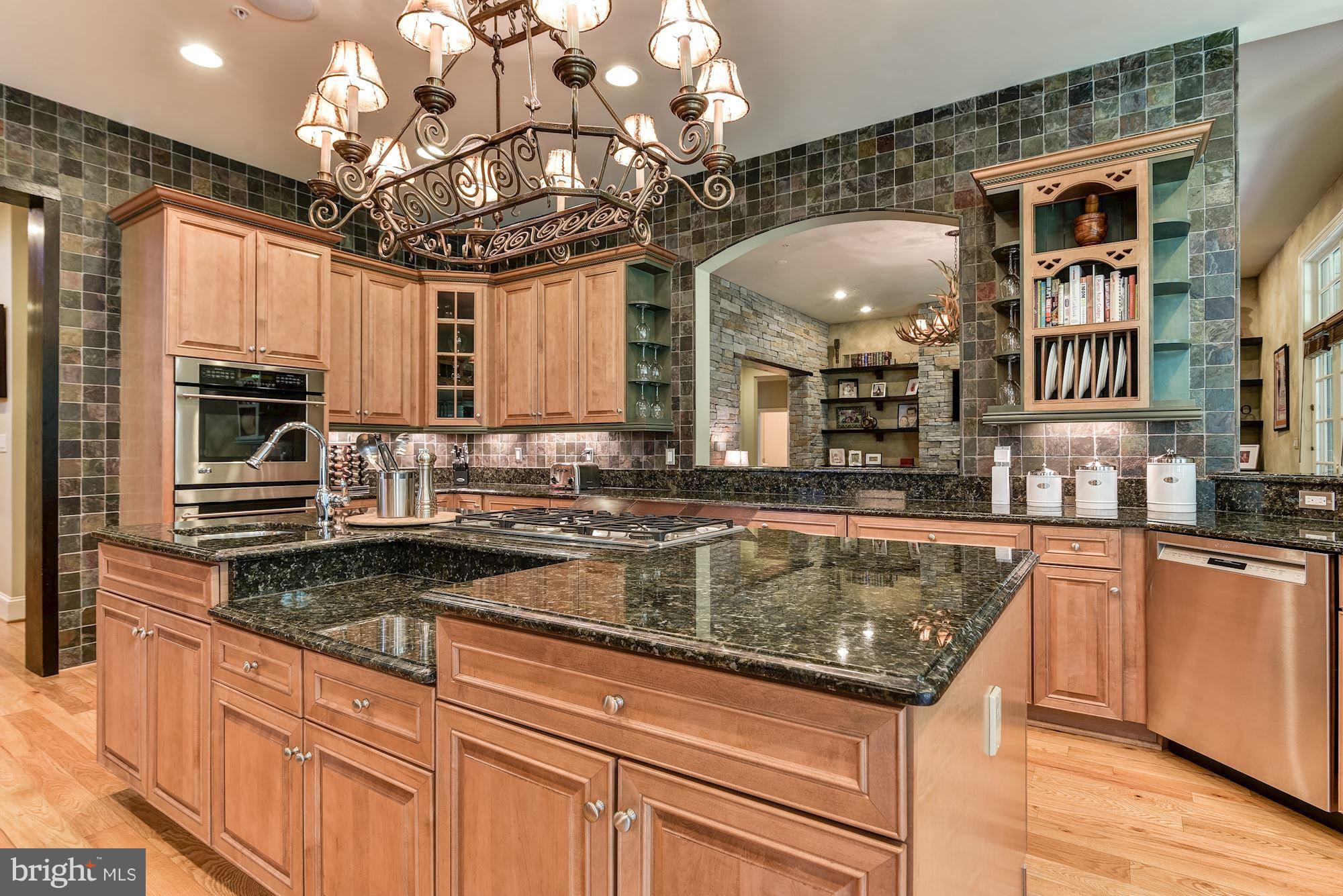 13300 Query Mill Road North Potomac, MD 20878 - Photo 9 of 30 Customer hardwood cabinets and granite