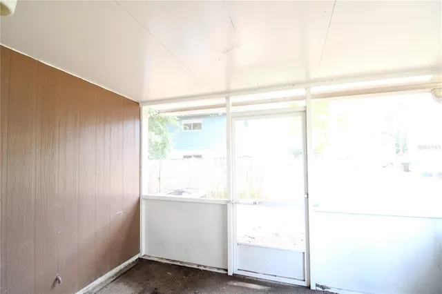 a room with a window