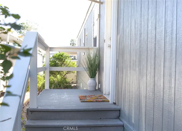 a view of a entryway door of the house