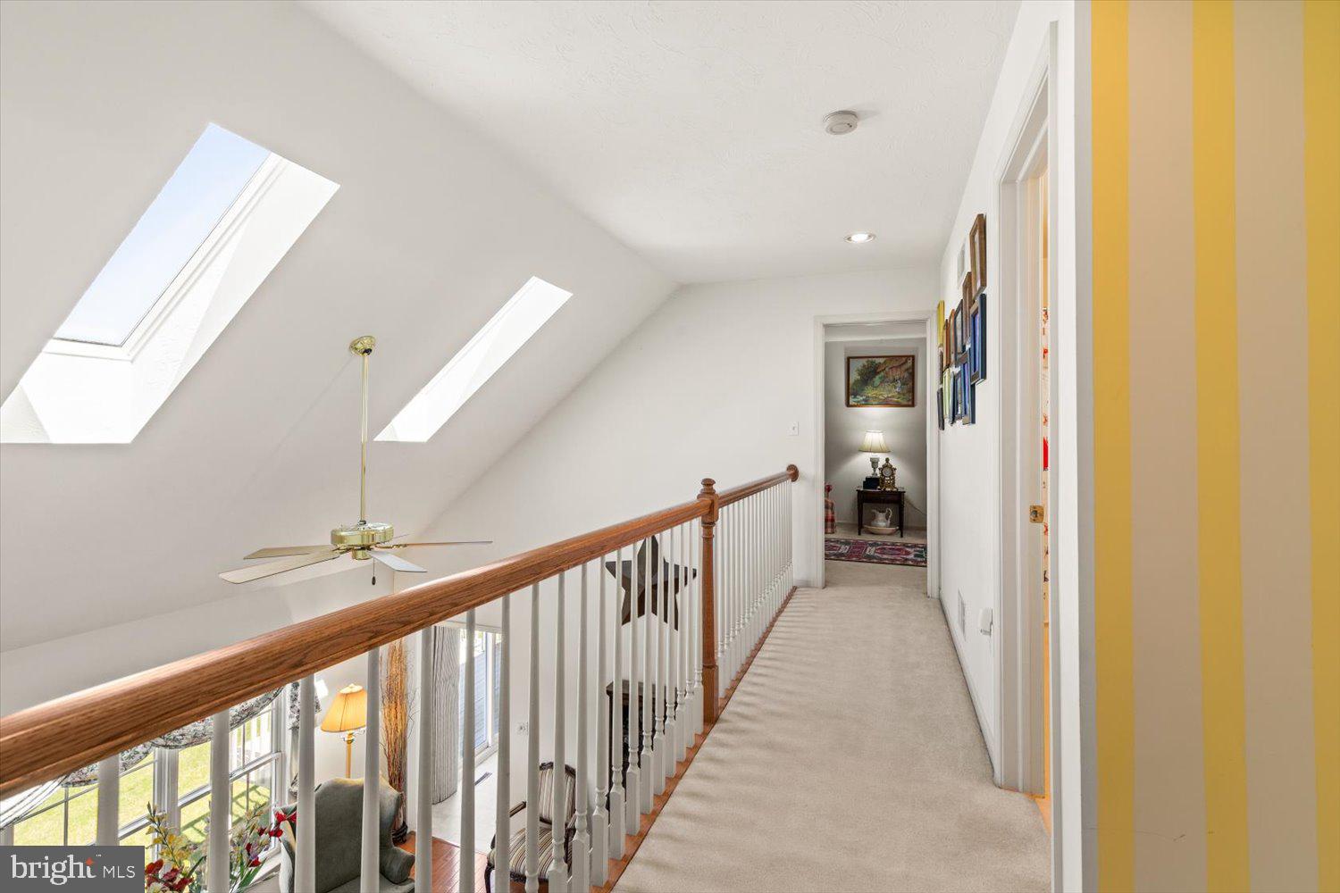 34 Ream Road Stevens, PA 17578 - Photo 26 of 53 a view of a hallway with wooden floor and staircase